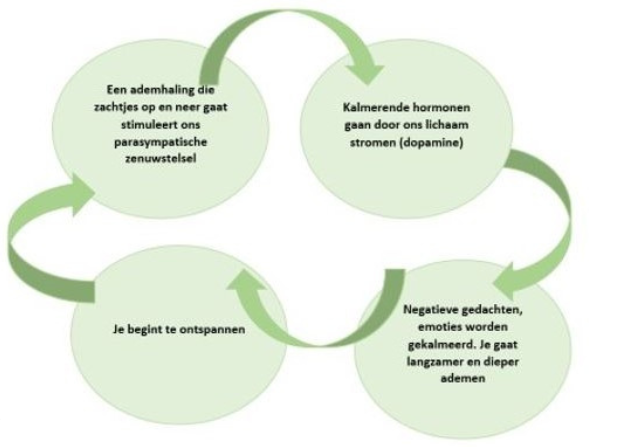 Ontspannen door te ademen